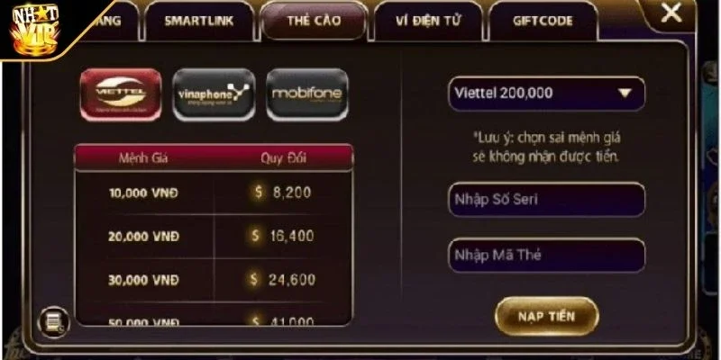pho bien khi nap tien nhatvip bang ngan hang Phổ biến khi nạp tiền NHATVIP bằng ngân hàng